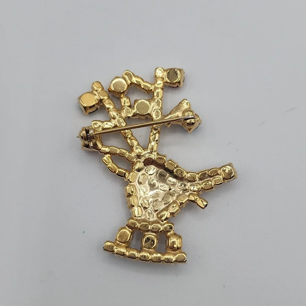 Holiday Bundle with Snowmen and Santa Earrings, Plus Sparkle Reindeer Brooch